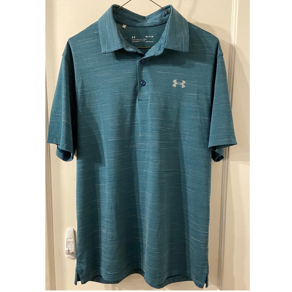 Teal Under Armour Dri-Fit Polo